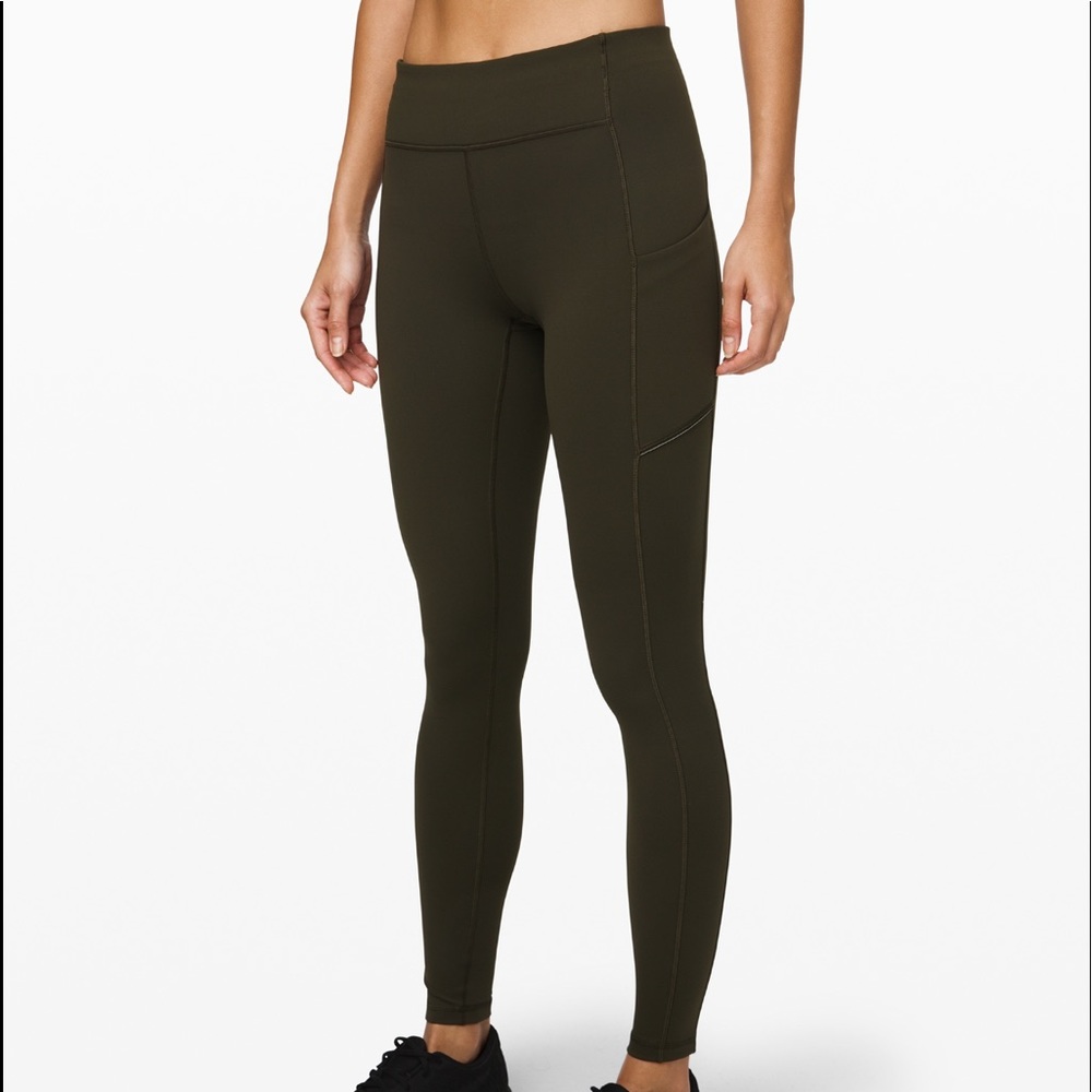 Brand New Olive Green Lululemon Tights